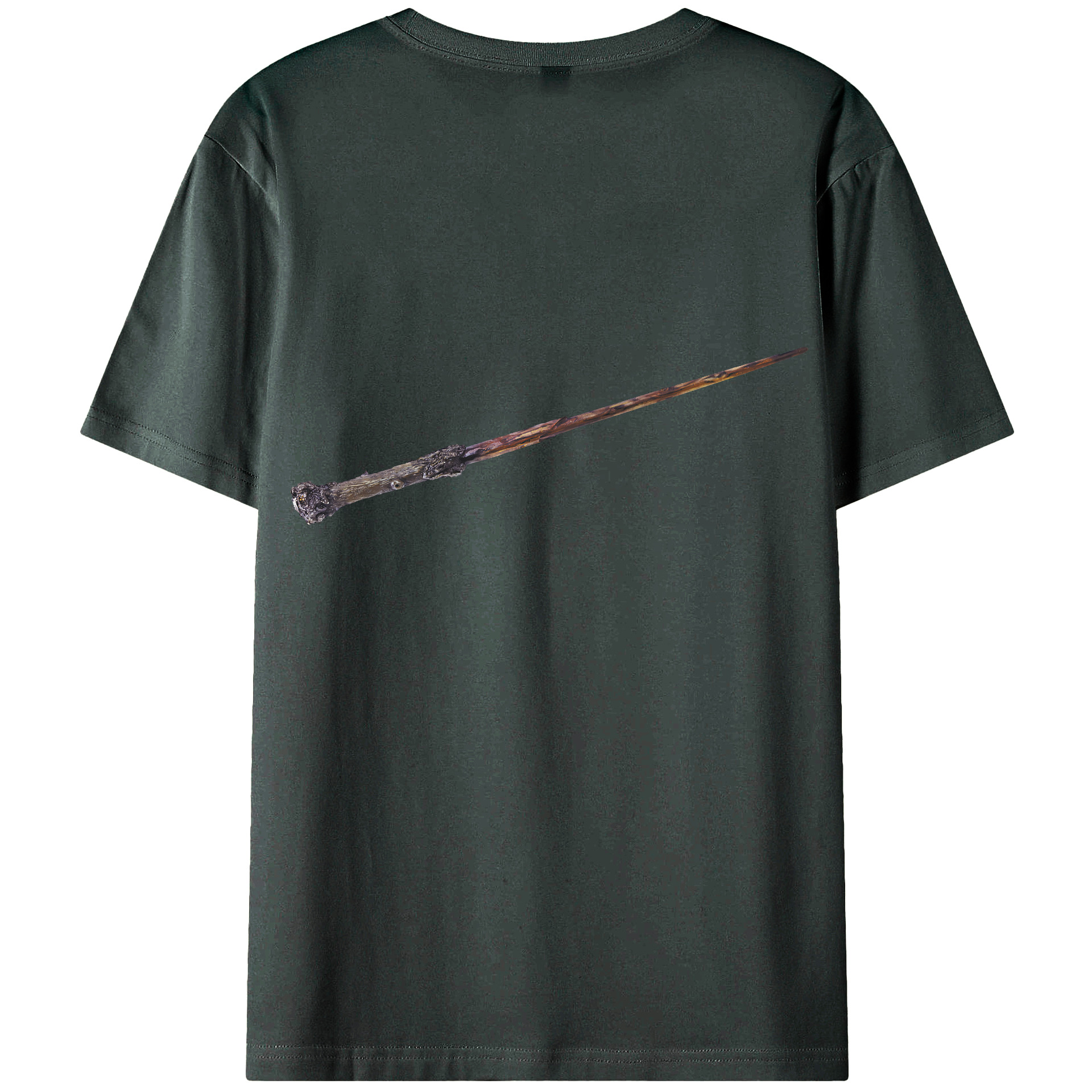 （画像用） Harry Potter ハリー・ポッターシリーズ 綿100％ メンズ半袖Tシャツ（バックプリント） 通気性